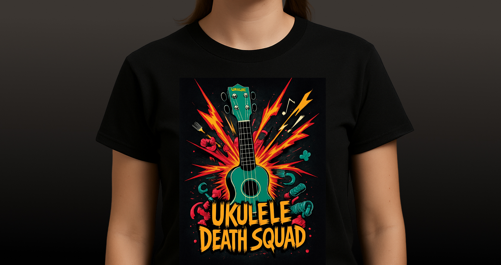 Refined Canva band shirt design